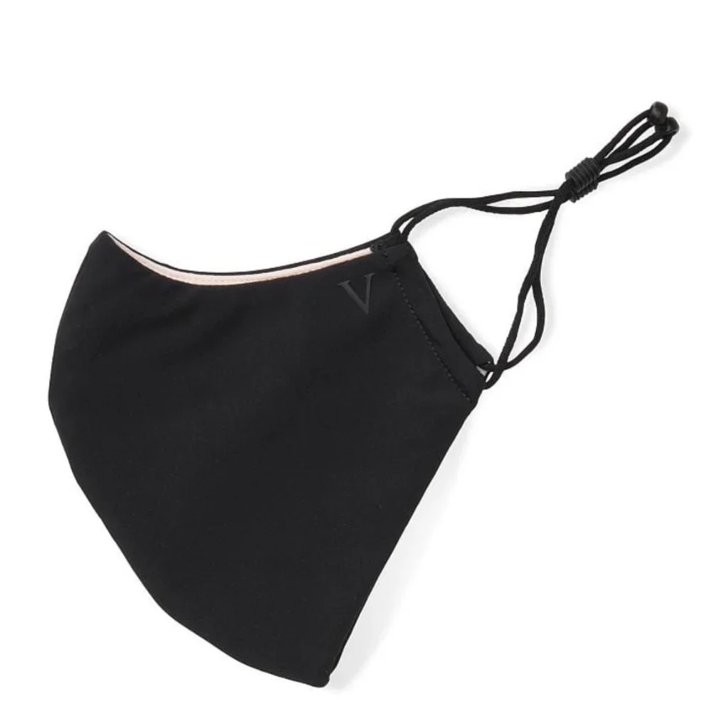 VICTORIA'S SECRET‎ BLACK Reusable Face Mask